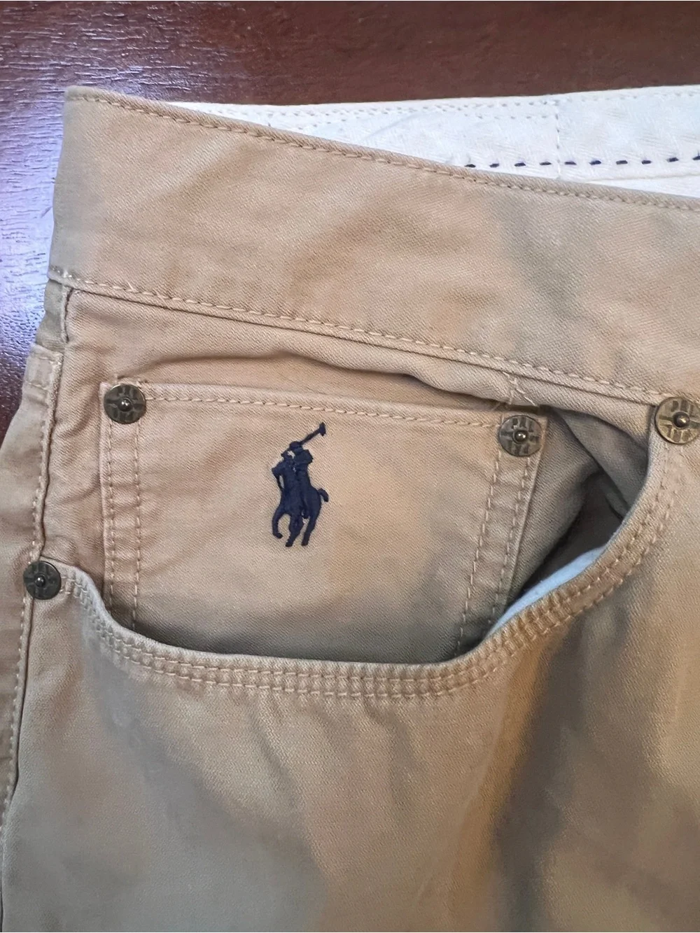 Ralph Lauren Pants Mens 36 X 32 Khaki Straight Leg 5 Packet  Classic
